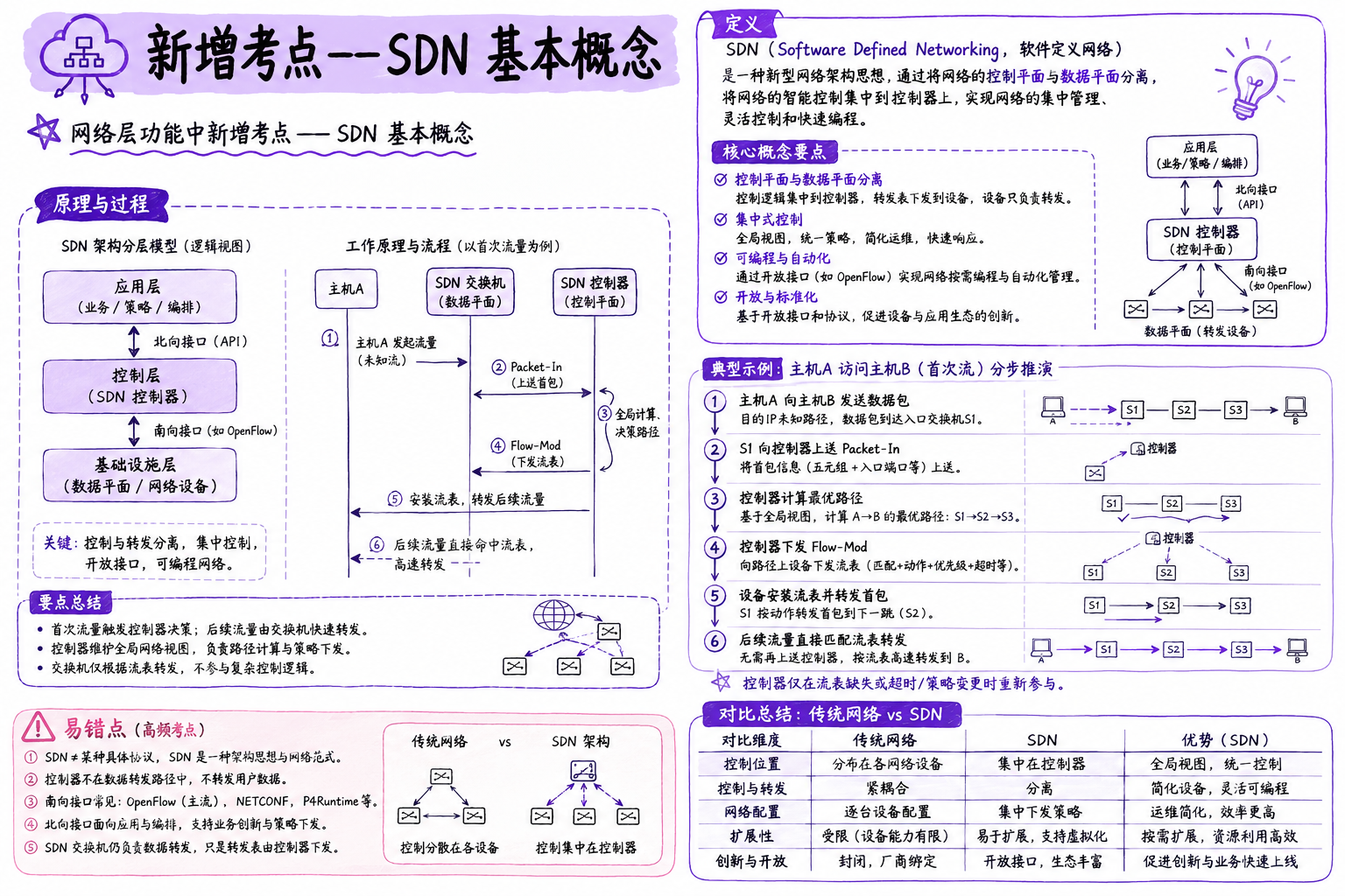 新增考点——SDN 基本概念
