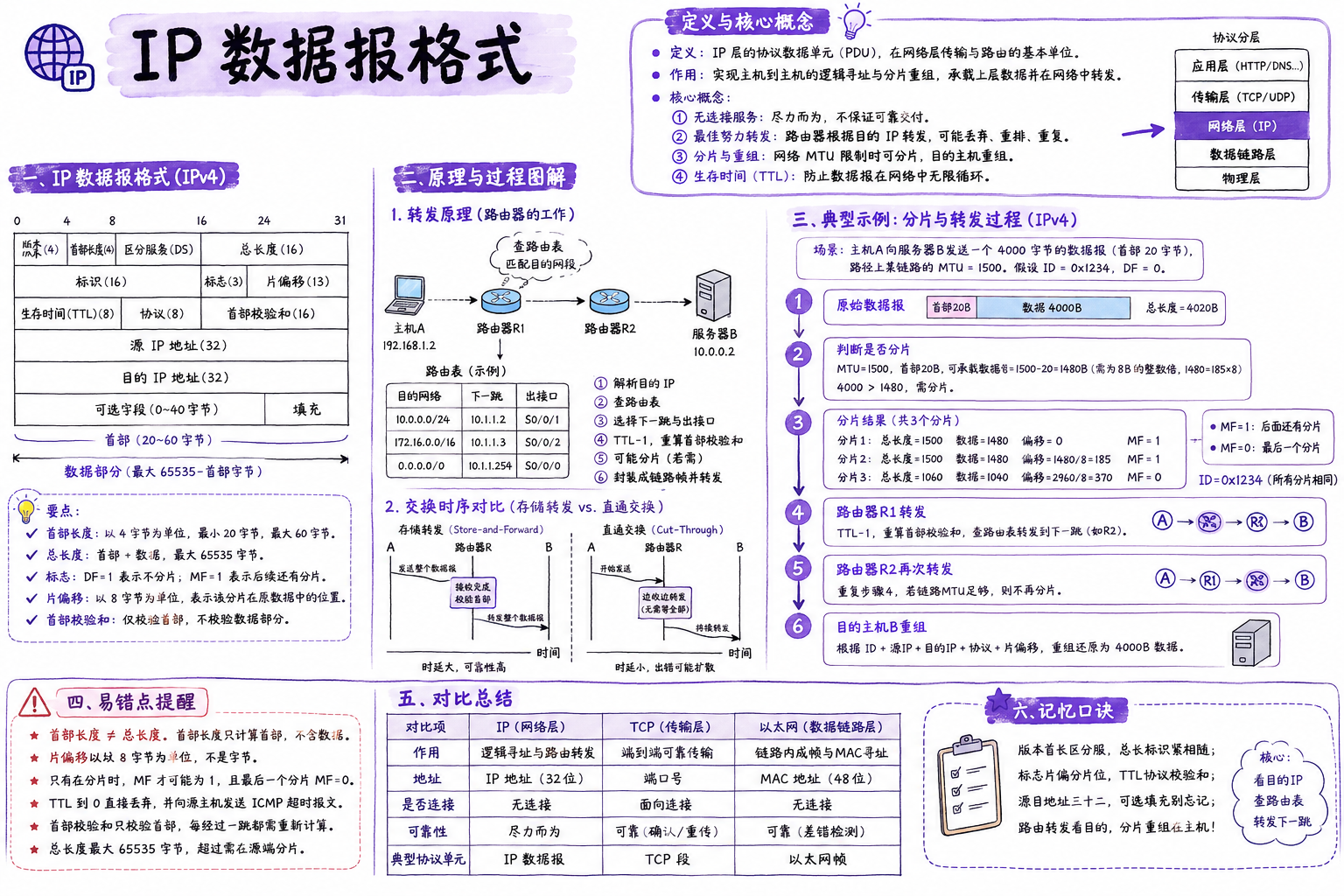 IP 数据报格式