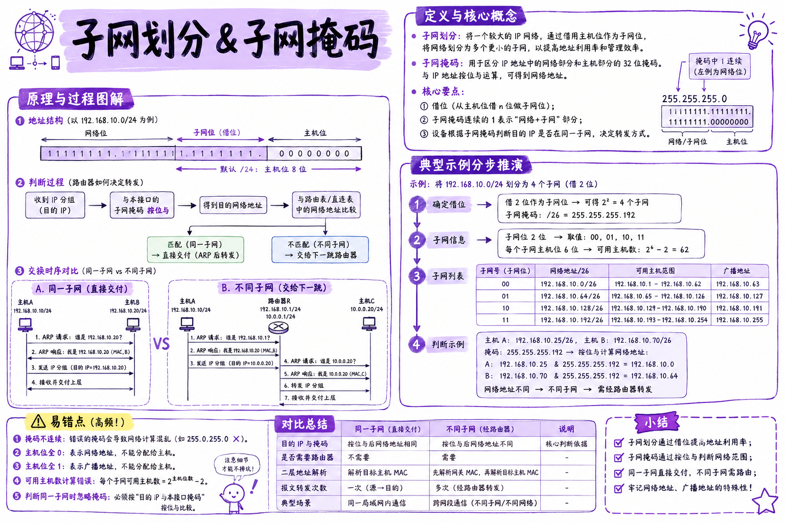 子网划分 & 子网掩码