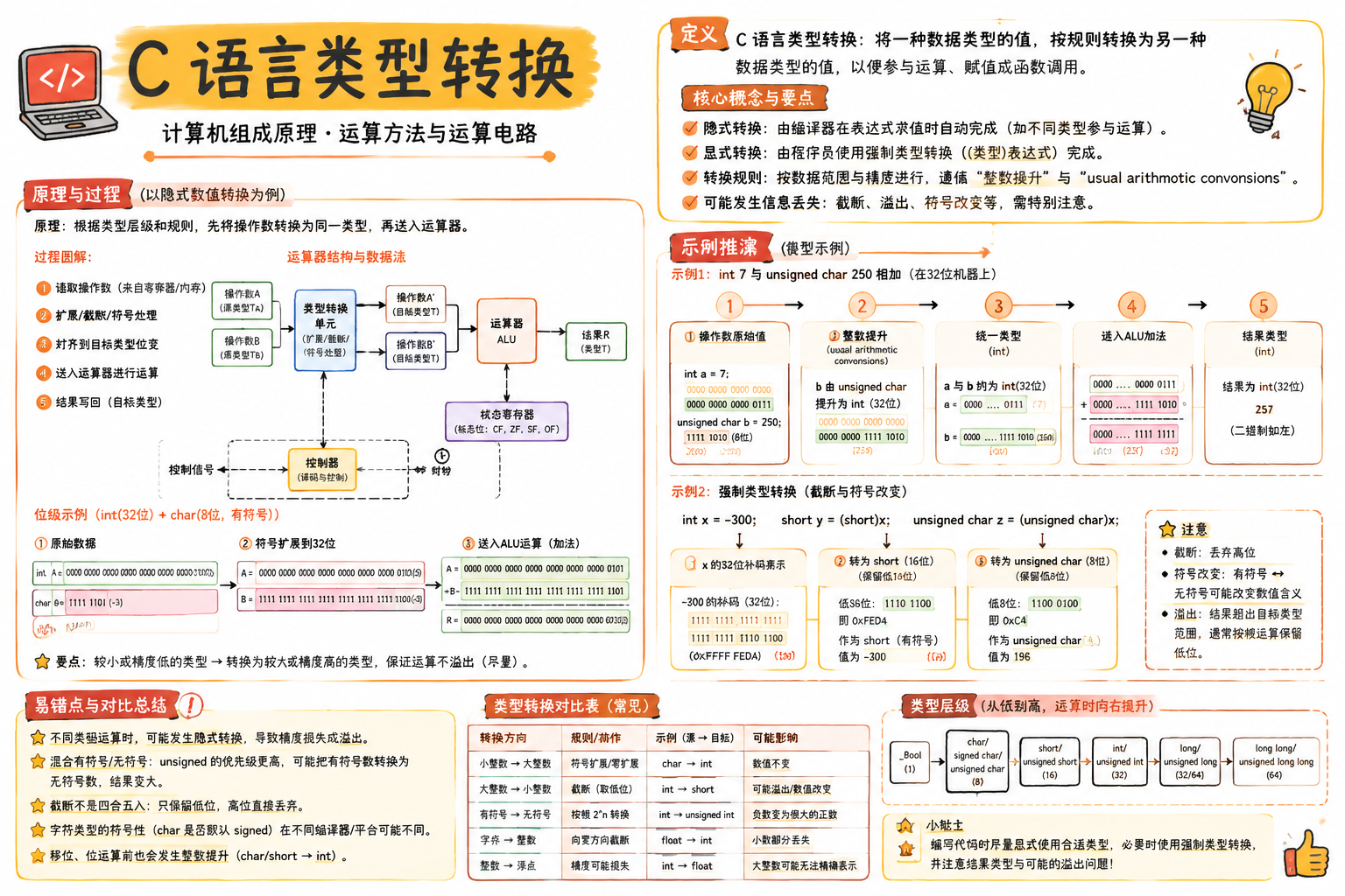 C 语言类型转换