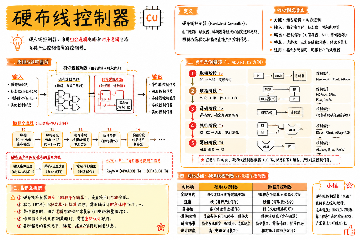 硬布线控制器