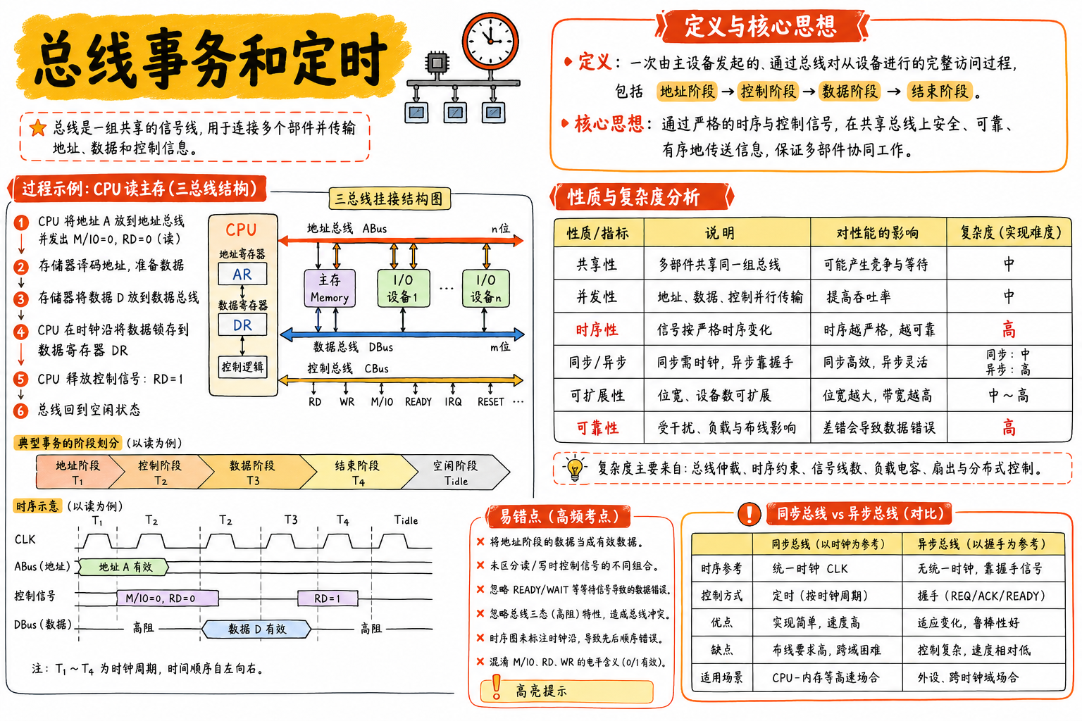 总线事务和定时