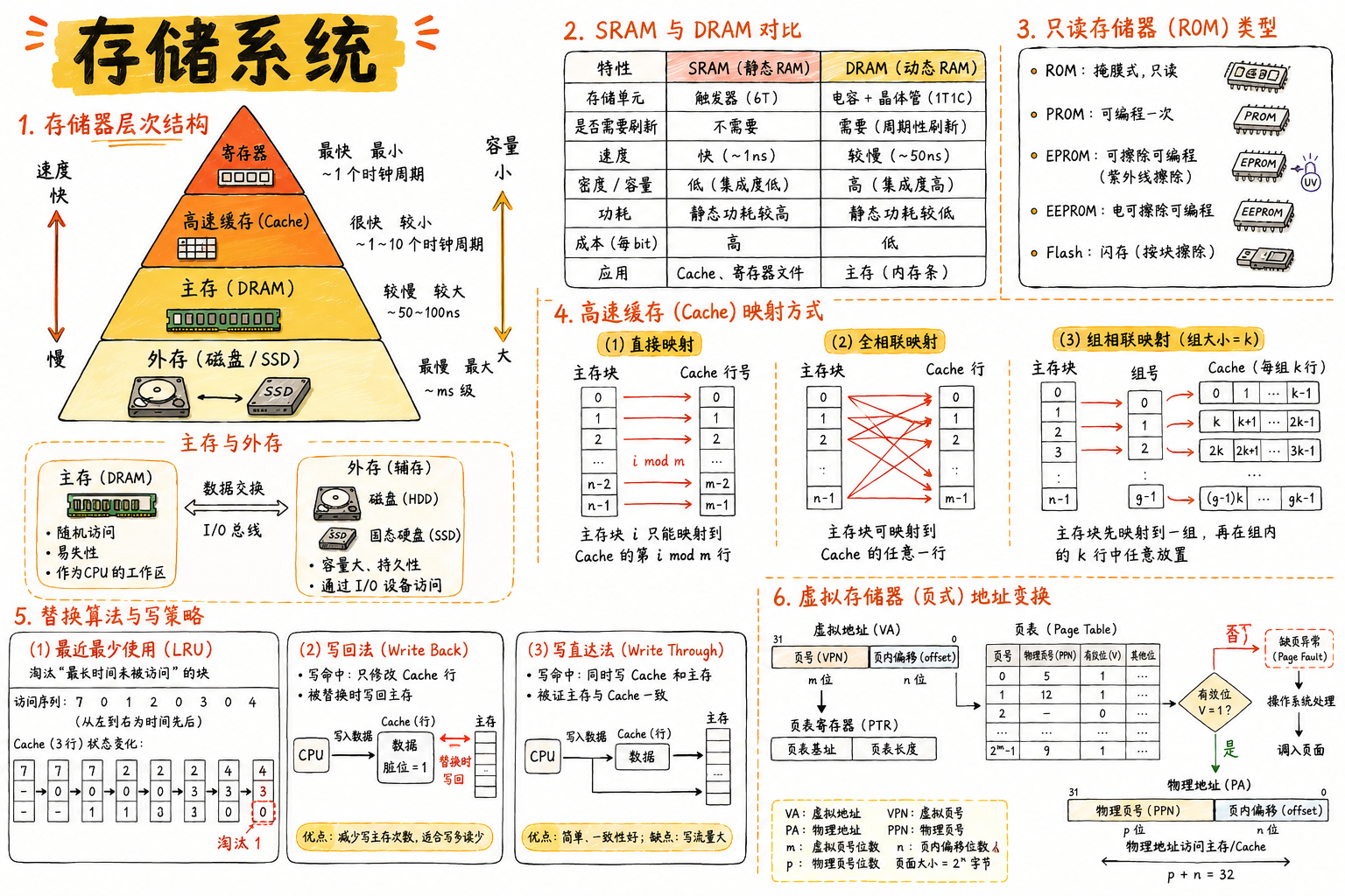 三、存储系统 · 章节总览