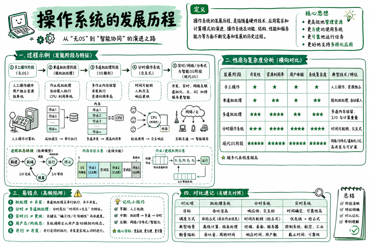 操作系统的发展历程