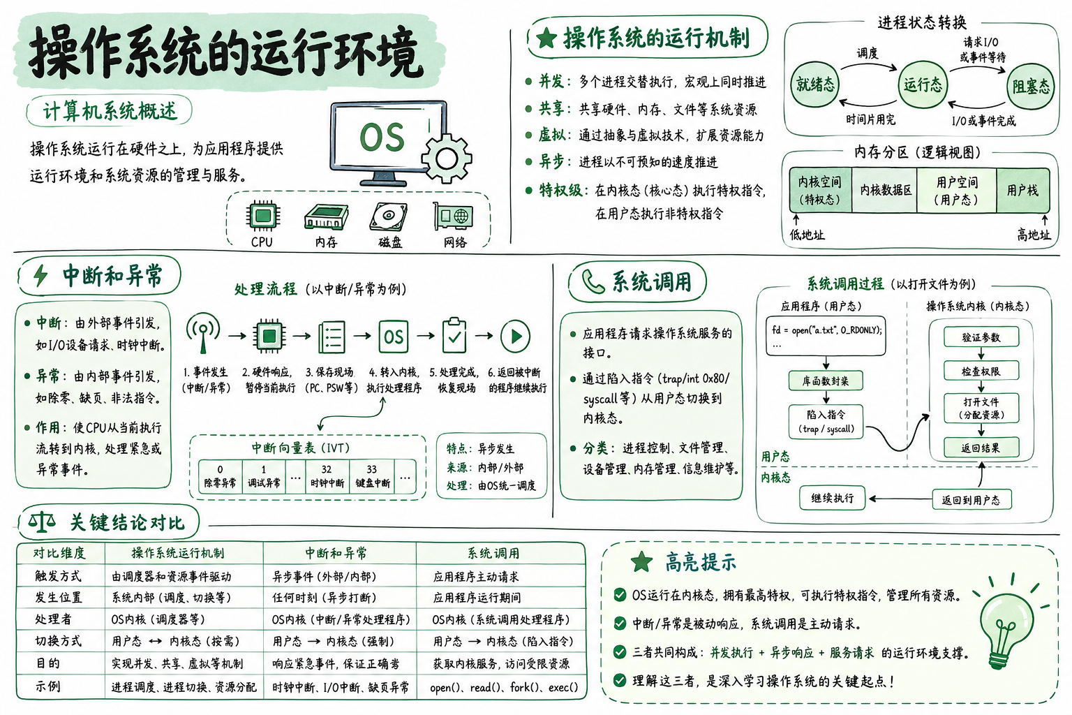 操作系统的运行环境