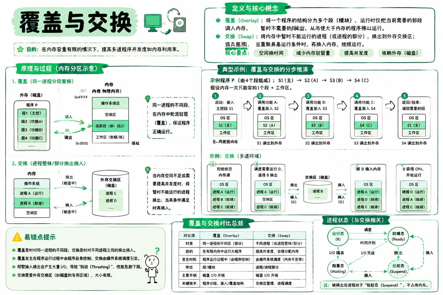 覆盖与交换