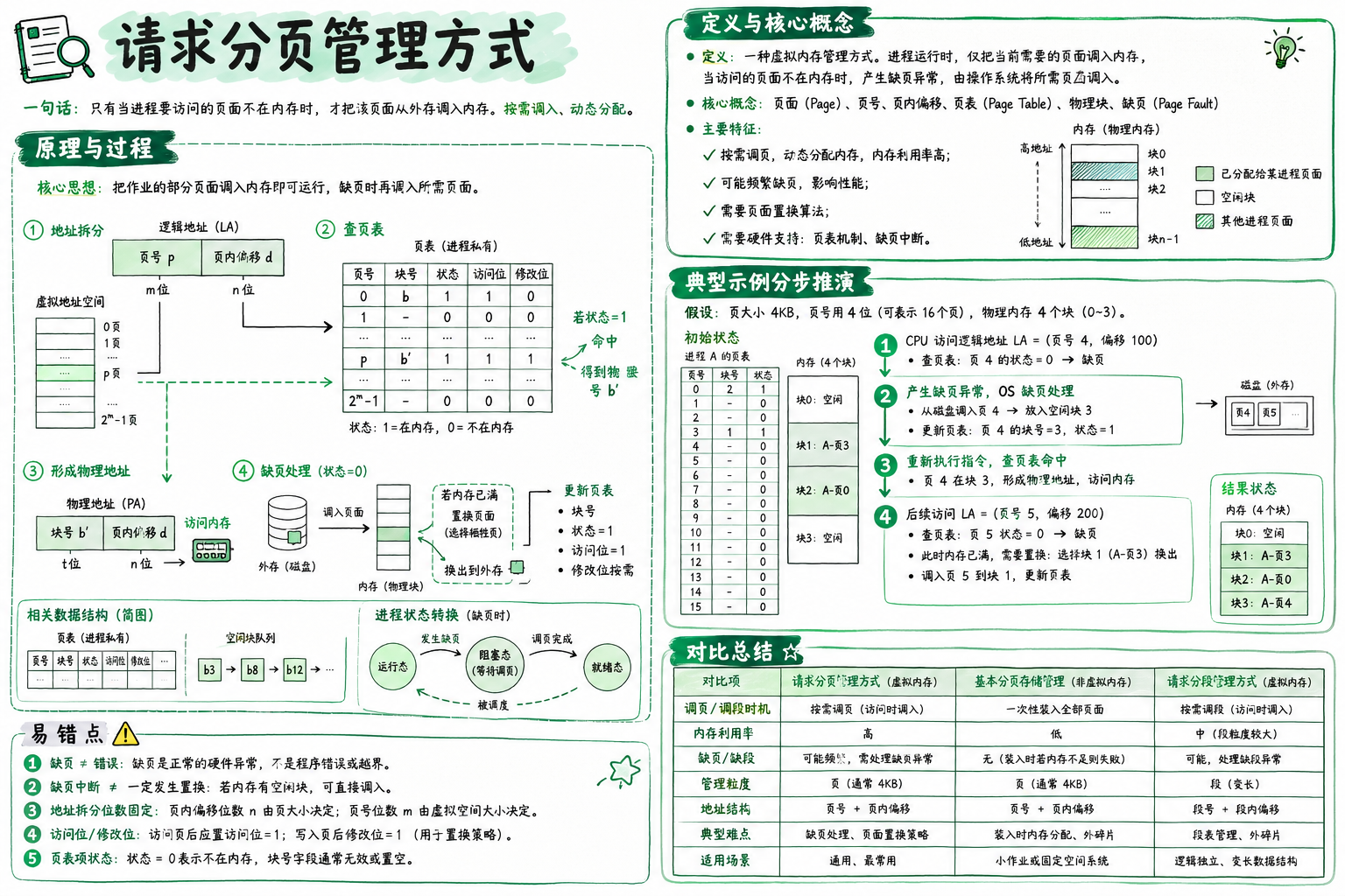 请求分页管理方式