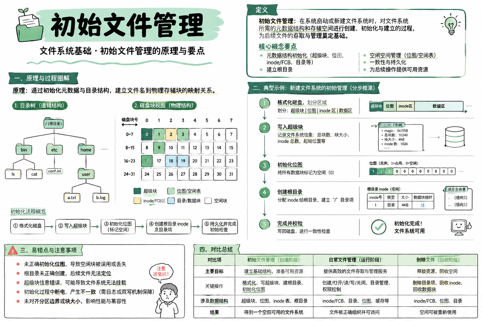 初始文件管理