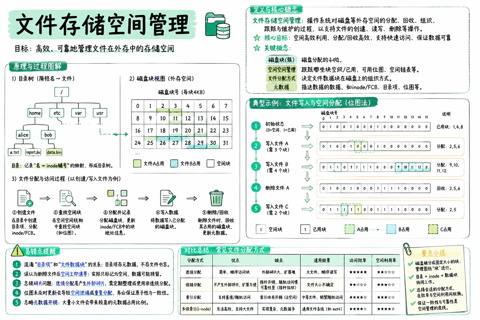 文件存储空间管理