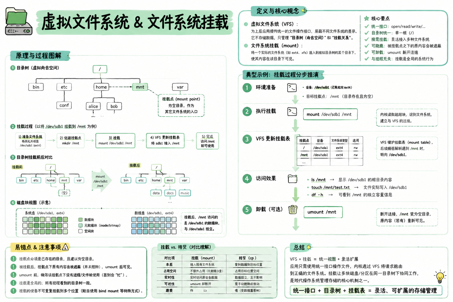 虚拟文件系统 & 文件系统挂载