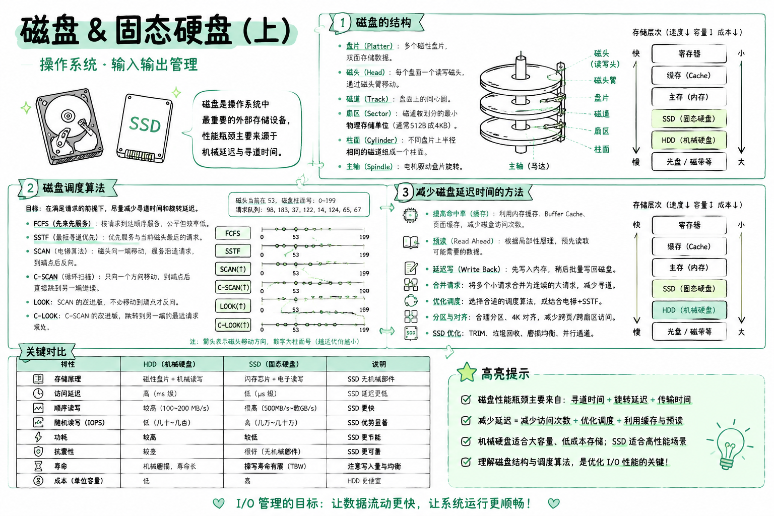 磁盘 & 固态硬盘