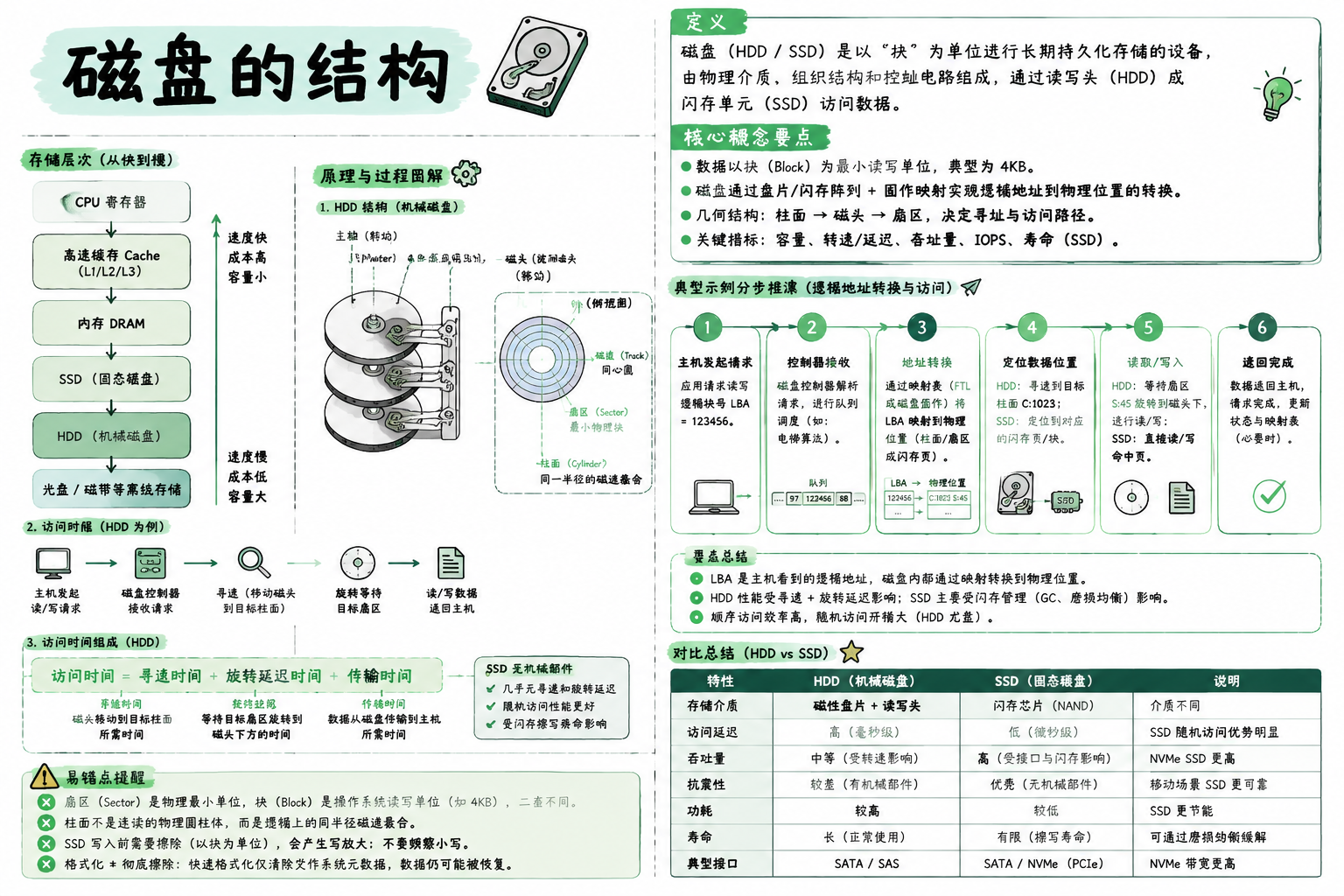 磁盘的结构