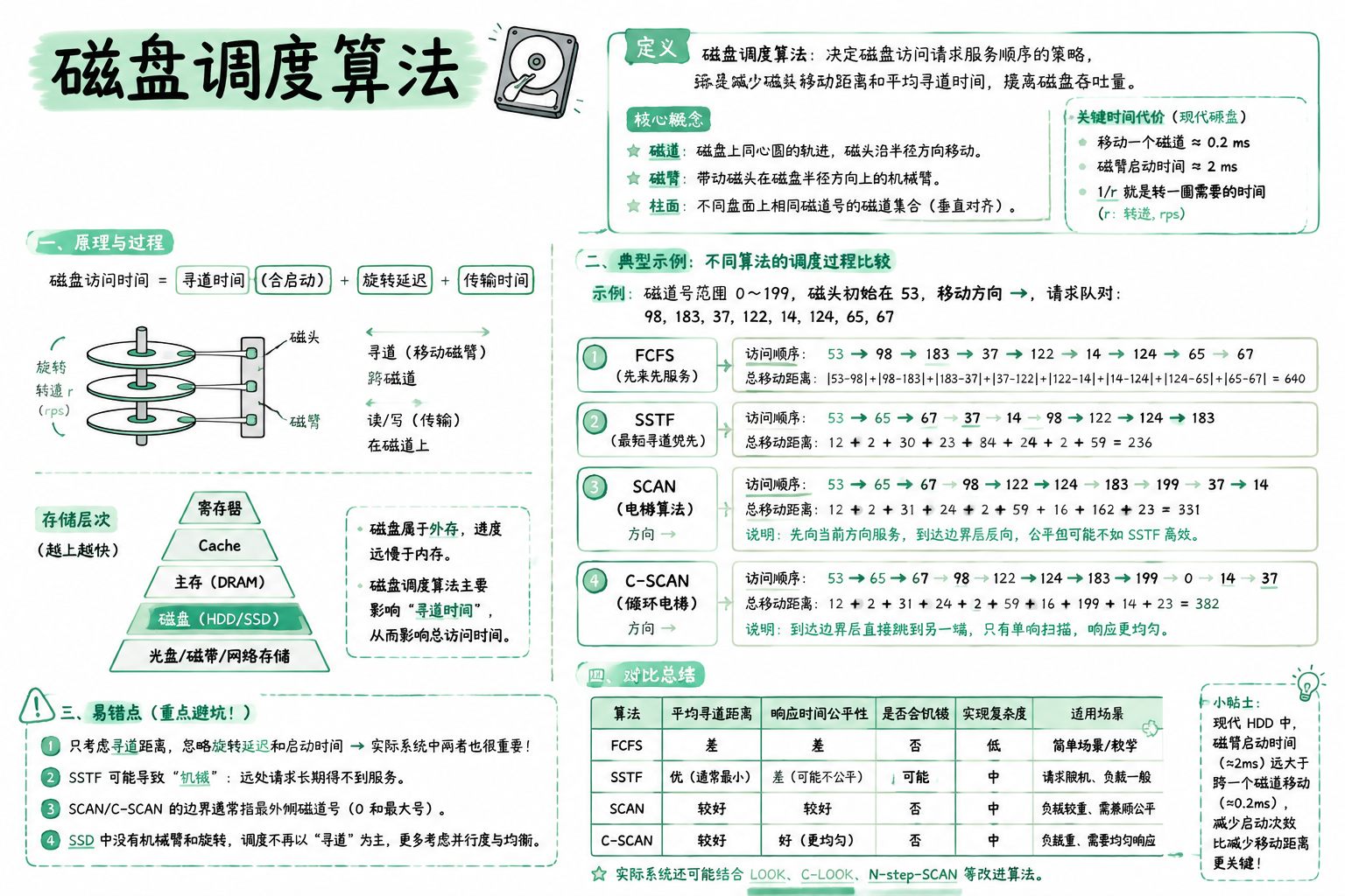 磁盘调度算法